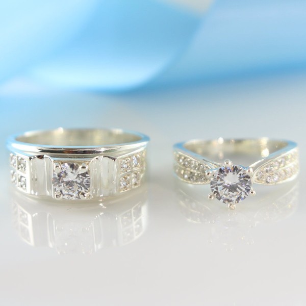 Nhẫn đôi bạc Hà Nội ND0219