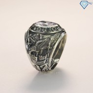 Nhẫn Mỹ West Point năm 1997 đính đá trắng NNA0133 - Trang sức TNJ