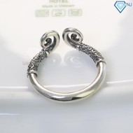 Nhẫn kim cô bằng bạc xi bạc thái NNA0135 - Trang sức TNJ