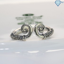 Nhẫn kim cô bằng bạc xi bạc thái NNA0135 - Trang sức TNJ