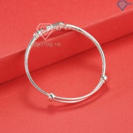 Qùa 1 6 cho bé gái lắc bạc cho bé khắc tên LTT0042 - Trang Sức TNJ