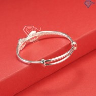 Qùa 1 6 cho bé gái lắc bạc cho bé khắc tên LTT0042 - Trang Sức TNJ