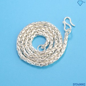 Quà tết thiếu nhi cho bé trai dây chuyền bạc cho bé vảy rồng DTA0002 - Trang Sức TNJ