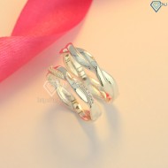 Nhẫn đôi bạc nhẫn cặp bạc hình vô cực ND0454  - Trang sức TNJ