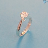 Nhẫn bạc nữ đơn giản khắc tên NN0283 - Trang Súc TNJ