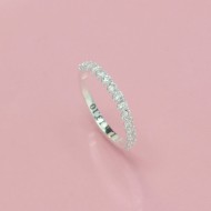 Nhẫn bạc nữ đơn giản NN0289