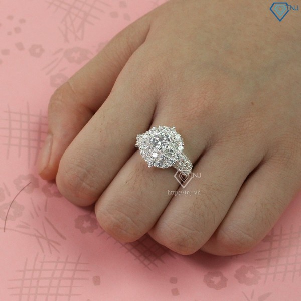Nhẫn bạc nữ đẹp đính đá cao sang trọng NN0296 - Trang Sức TNJ