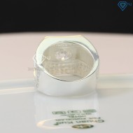 Nhẫn bạc nam bản to đính đá NNA0173 - Trang sức TNJ