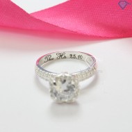 Nhẫn bạc nữ ổ đá cao đẹp NN0308 - Trang Sức TNJ