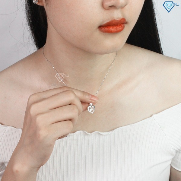 Quà trung thu cho người yêu dây chuyền bạc nữ cá heo DCN0433 - Trang sức TNJ