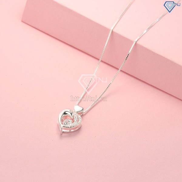 Quà trung thu cho người yêu dây chuyền bạc nữ cá heo DCN0433 - Trang sức TNJ