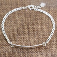 Lắc tay bạc nữ khắc tên theo yêu cầu LTN0100
