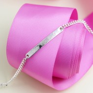 Lắc tay bạc nữ khắc tên theo yêu cầu LTN0100