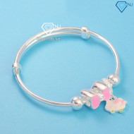 Quà trung thu cho bé gái lắc bạc cho bé gái hình Hello Kitty LTT0049 - Trang Sức TNJ