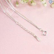 Lắc chân nữ bạc họa tiết lập phương tinh tế LCN0035