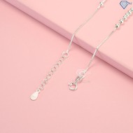Quà trung thu cho người yêu lắc chân bạc nữ hình cá heo đính đá đẹp LCN0048 - Trang Sức TNJ