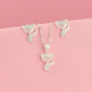 Bộ trang sức bạc hồ ly BTS0029
