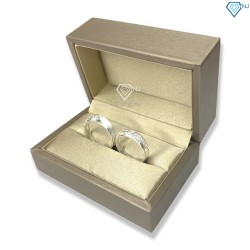 Hộp đựng nhẫn đôi, hộp đựng nhẫn cưới HD0008 - Trang Sức TNJ
