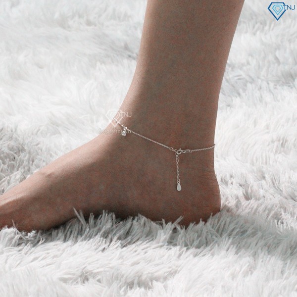 Lắc chân bạc nữ hình vô cực đẹp LCN0079 - Trang Sức TNJ