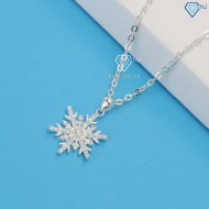 Quà sinh nhật cho bạn gái dây chuyền bạc nữ hình bông tuyết đẹp DCN0549 - Tran g sức TNJ