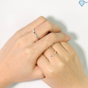 Nhẫn đôi bạc đơn giản dạng xoắn ND0459 - Trang sức TNJ