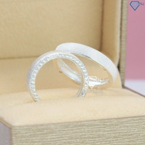 Nhẫn đôi bạc đẹp đơn giản ND0463 - Trang Sức TNJ