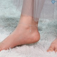 Lắc chân Kim Tiền cho nữ bằng bạc LCN0084 - Trang sức TNJ