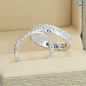 Nhẫn đôi bạc nam nữ đơn giản ND0464 - Trang sức TNJ