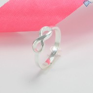 Nhẫn bạc nữ hình vô cực giá rẻ NN0318 - Trang Sức TNJ
