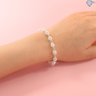 Quà noel lắc tay bi bạc nữ đẹp LTN0250 - Trang sức TNJ
