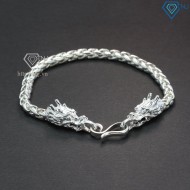 Quà noel cho bạn trai lắc tay bạc nam đầu rồng LTA0011 - Trang Sức TNJ