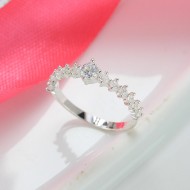 Nhẫn bạc nữ giá rẻ đính đá đẹp NN0213