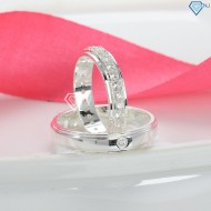 Nhẫn đôi bạc nhẫn cặp bạc đẹp ND0153