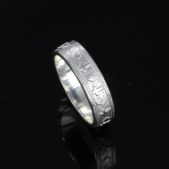 Nhẫn bạc nam thánh giá NNA0181