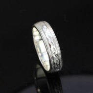 Nhẫn bạc nam đeo ngón trỏ không đá NNA0183