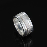 Nhẫn xoay bạc nam đẹp NNA0185
