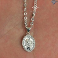 Mặt dây chuyền Chúa Giêsu cho bé gái bằng bạc DTN0020 - Trang Sức TNJ
