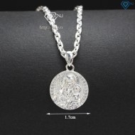 Dây chuyền Đức Mẹ bồng Chúa Giêsu cho bé trai bằng bạc DTA0028