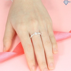 Nhẫn bạc nữ hình vương miện đẹp NN0322 - Trang Sức TNJ