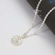 Dây chuyền Đức Mẹ bồng Chúa Giêsu cho bé trai bằng bạc DTA0028