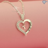 Quà valentine cho bạn gái dây chuyền chữ cái khắc tên theo yêu cầu DCN0542 - Trang sức TNJ
