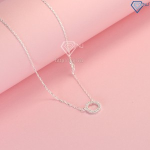 Valentine nên tặng quà gì cho bạn gái dây chuyền bạc nữ huyền thoại biển xanh DCN0322 - Trang Sức TNJ