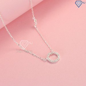 Valentine nên tặng quà gì cho bạn gái dây chuyền bạc nữ huyền thoại biển xanh DCN0322 - Trang Sức TNJ