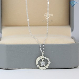 Tặng quà valentine cho bạn gái dây chuyền lông vũ bằng bạc cho nữ DCN0567 - Trang sức TNJ