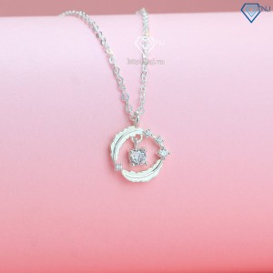 Tặng quà valentine cho bạn gái dây chuyền lông vũ bằng bạc cho nữ DCN0567 - Trang sức TNJ