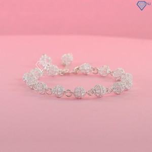 Quà Valentine cho bạn gái lắc tay bi bạc nữ đẹp LTN0250 - Trang sức TNJ