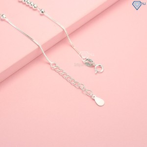 Tặng quà valentine cho người yêu lắc chân bạc nữ hình cá heo đính đá đẹp LCN0048 - Trang Sức TNJ