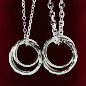 Quà tặng valentine cho nam dây chuyền cặp đôi bạc khắc tên theo yêu cầu DCD0024