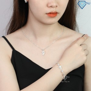 Quà trung thu cho bạn gái bộ trang sức bạc hồ ly BTS0029 - Trang Sức TNJ
