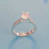 Quà valentine nhẫn bạc nữ đơn giản khắc tên NN0283 - Trang Súc TNJ